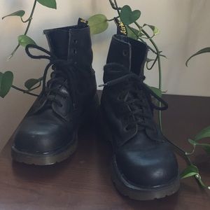 Dr. Martens Black 8 Hole Boots
